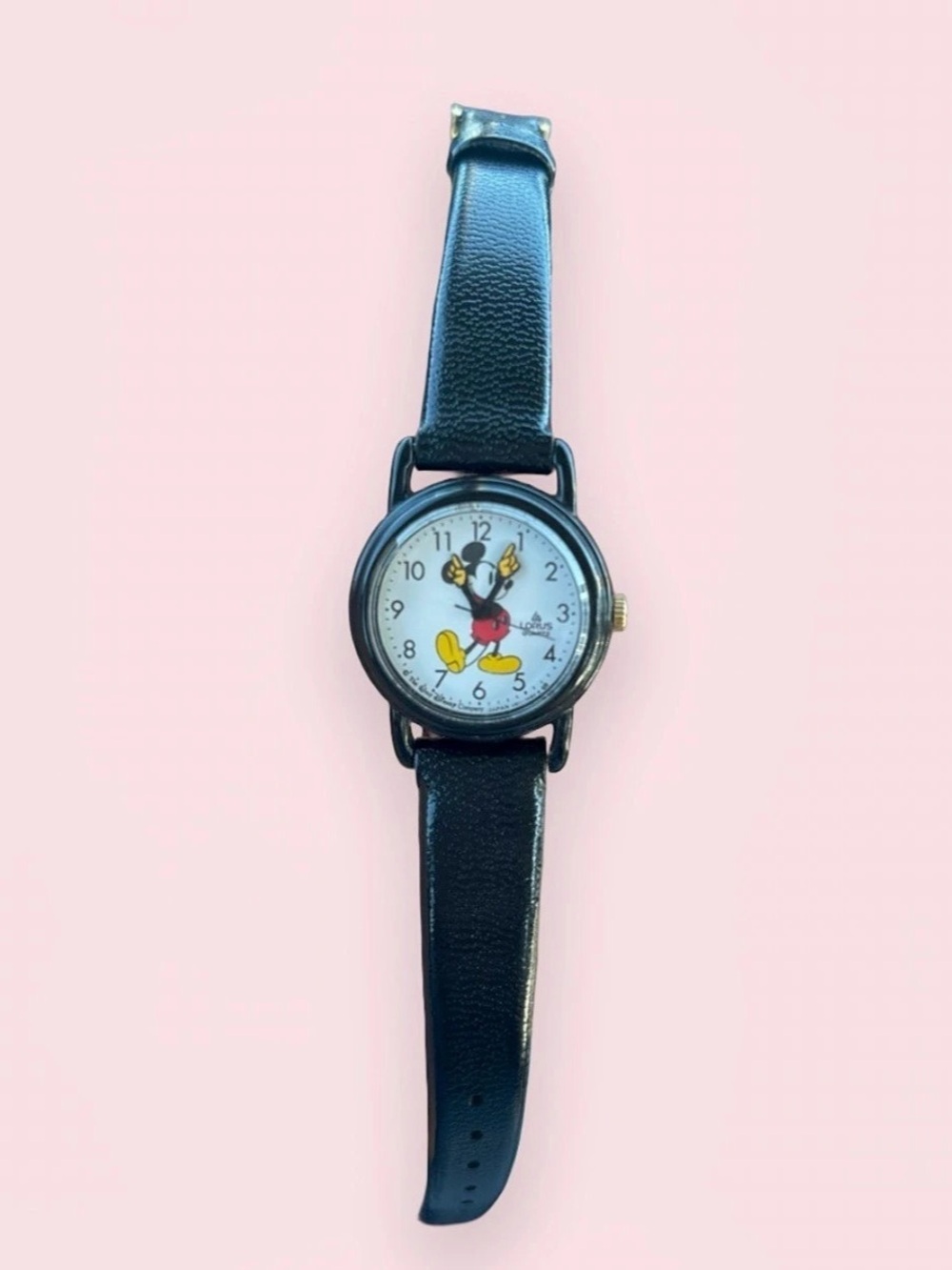 Lorus Mickey Mouse Watch Black Band
